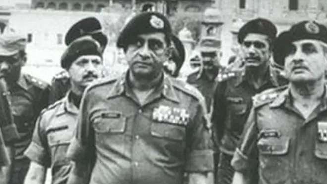 मेजर जनरल कुलदीप बराड़, तत्कालीन उत्तरी कमान के प्रमुख लेफ़्टिनेंट जनरल सुंदरजीत और तत्कालीन सेनाध्यक्ष जनरल अरुण शंकर वैद्य