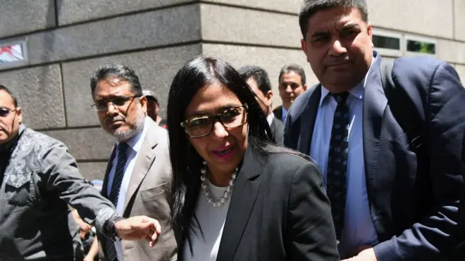 Delcy Rodríguez, canciller de Venezuela