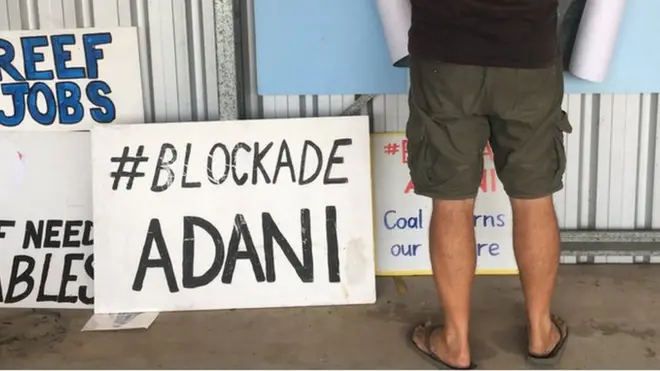 స్టాప్ అదానీ ఉద్యమకారుడు