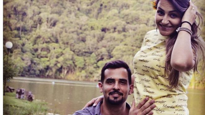 Thays e o marido, André Bacchini