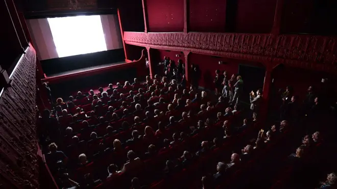 World's oldest cinema theater 'L'Eden' October 9, 2013 in La Ciotat, southern France