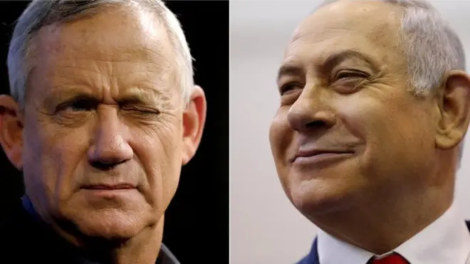 Бені Ганц та Біньямін Нетаньяху