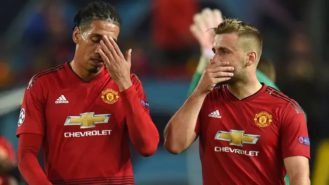 Chris Smalling and Luke Shaw