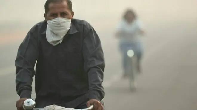 عاصمة الهند تختنق بسحابة سوداء سامة