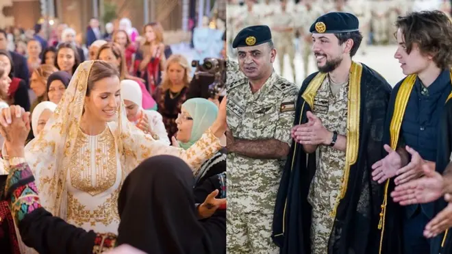 الأمير حسين والآنسة رجوة