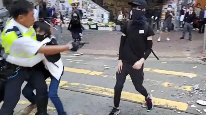 “CUPID NEWS”提供的现场视频截图。