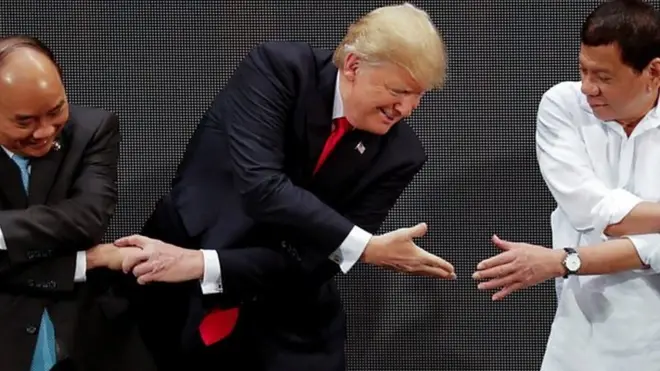 Rais wa Marekani Donald Trump amesema kuwa ana uhusiano mzuri na kiongozi wa Phillipino Rodrigo Durtete bada ya mkutano kati ya viongozi hao.