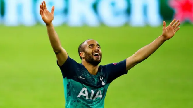 Lucas Moura fue la figura del Tottenham.
