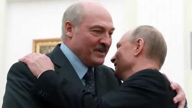 Лукашенко и Путин