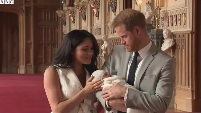 Гаррі та Меган показали дитину
