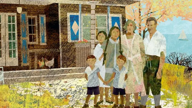 Будинок з вікнами на Берлінський мур