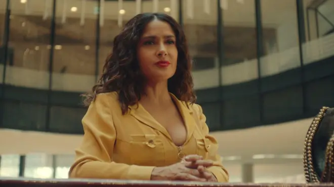 Salma Hayek découvre qu'elle a cédé les droits de son image d'IA dans un épisode récent de Black Mirror.