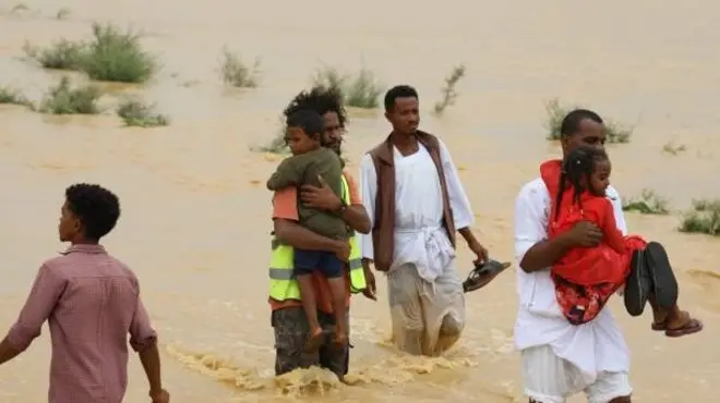 كارثة السيول في السودان