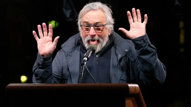 يعد دي نيرو معارضا دائما للرئيس الأمريكي دونالد ترامب