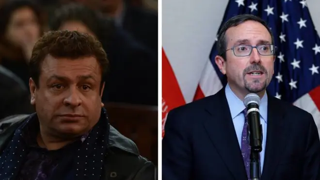 کابل کې د امریکا سفیر جان بس وایي د خلیل الله فېروزي د خوشی کېدو رپوټونو اندېښمن کړی دی