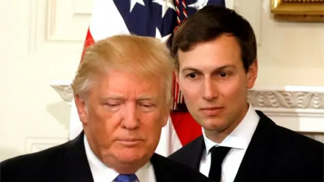 ABD Başkanı Donald Trump ile damadı ve yakın danışmanı Jared Kushner