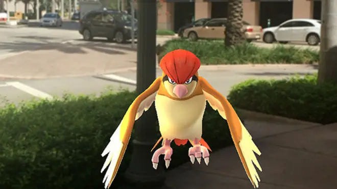 Boris Miranda juega a Pokémon Go en las calles de Miami.