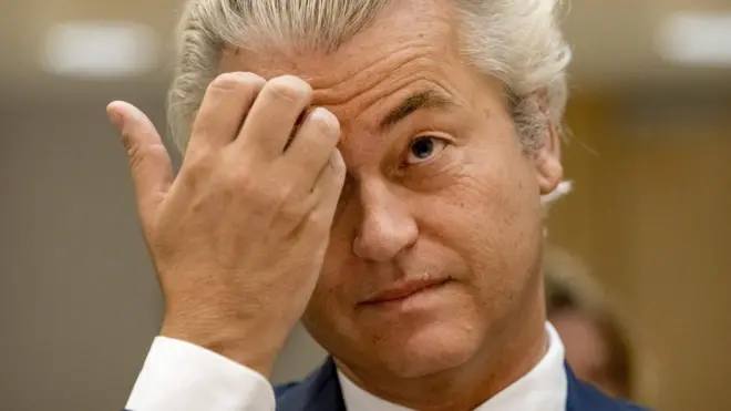 Hollanda'nın Özgürlük Partisi'nin lideri Geert Wilders