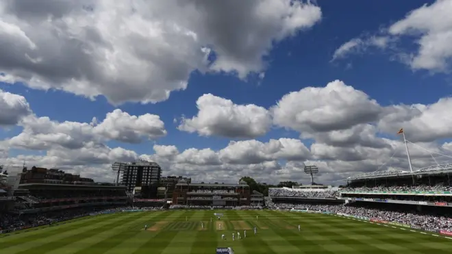 General view of an England Test match