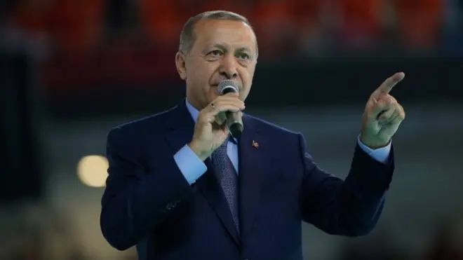 الرئيس التركي رجب طيب أردوغان