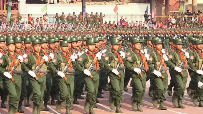 ဝ ပြည် သွေးစည်း ညီညွှတ်ရေး တပ်မတော် UWSA ရဲ့ နှစ် ၃၀ ပြည့် ငြိမ်းချမ်းရေး နေ့ အခမ်းအနား