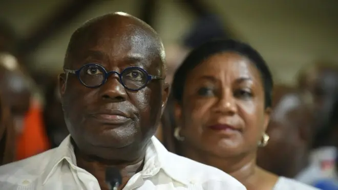 Ghana President Nana Akufo-Addo no ready talk di matter