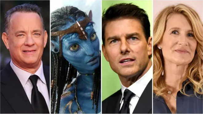 Tom Hanks, Zoe Saldana, Tom Cruise and Laura Dern