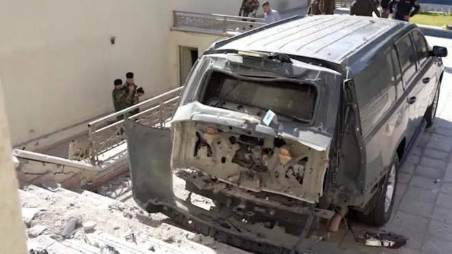 منزل رئيس الوزراء العراقي بعد محاولة الاغتيال