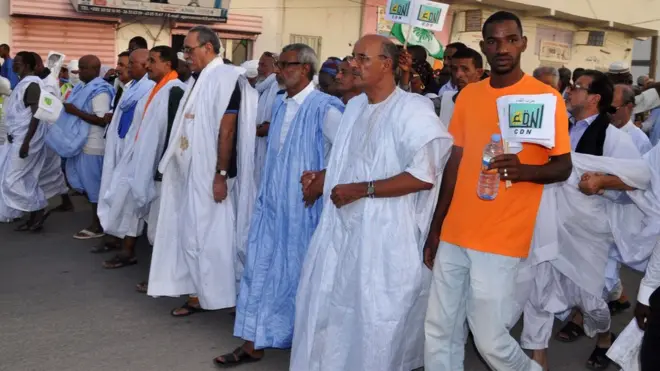 Les opposants aux changements constitutionnels avaient défilé à Nouakchott en octobre dernier.