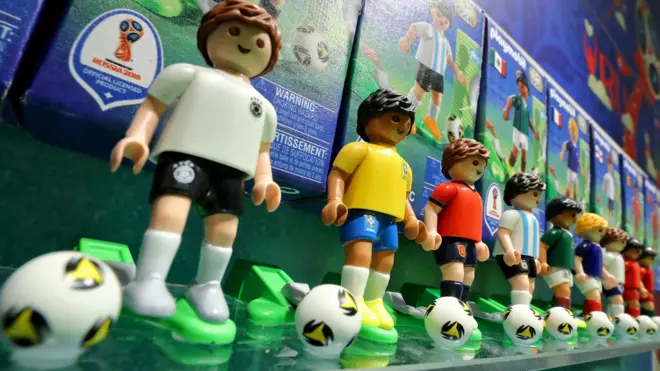 Juguetes de las selecciones participantes en Rusia 2018