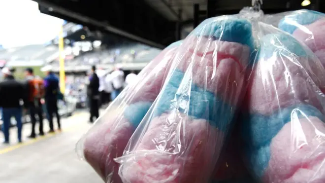A roadside drug test labelled old candy floss, also known as cotton candy, as a dangerous drug