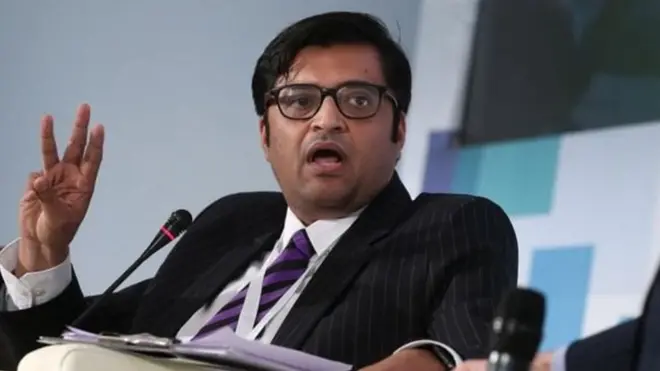 ارنب گوسوامی ٹی چینل ٹائمز ناؤ کے چیف ایڈیٹر ہیں