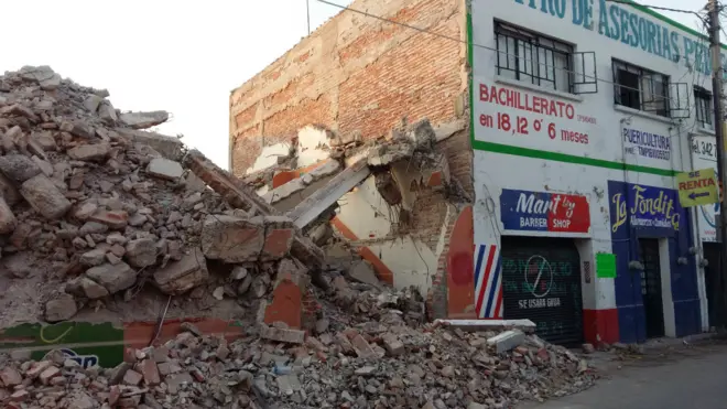 La localidad mexicana fue una de las afectadas debido a que era la población más cercana al epicentro del terremoto.