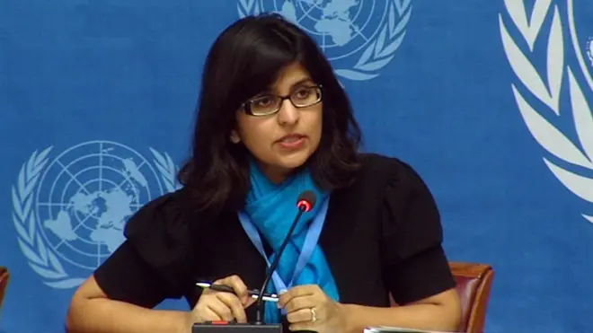 የተባበሩት መንግሥታት የሰብዓዊ መብቶች ከፍተኛ ኮሚሽን ቃል አቀባይ ራቪና ሻምዳሳኒ