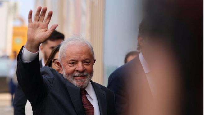 Lula chegando na COP27