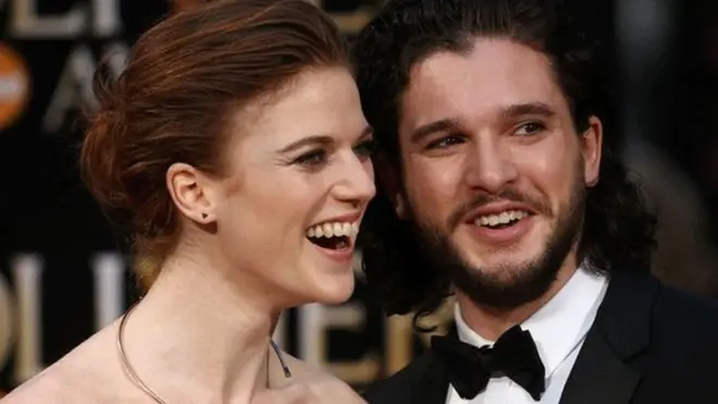 Кит Харингтон и Роуз Лесли