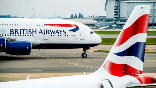 Самолет British Airways