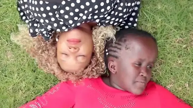 Angel Wanjiru y su madre