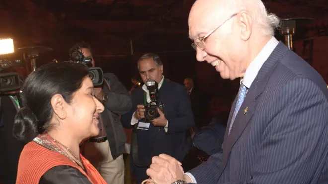 سرتاج اور سشما