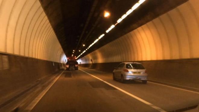 M4 Brynglas tunnels closing at night as work starts BBC News