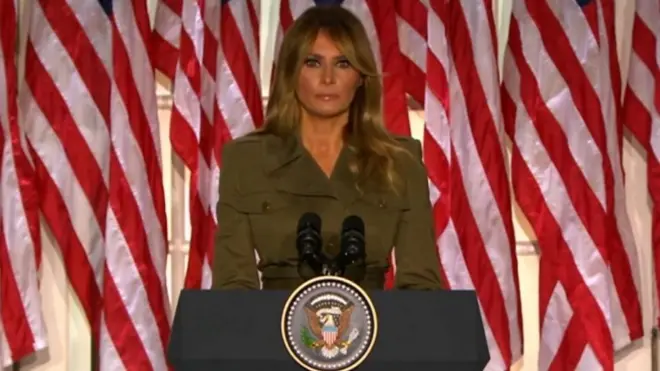 ميلانيا ترامب: أوقفوا النهب باسم العدالة