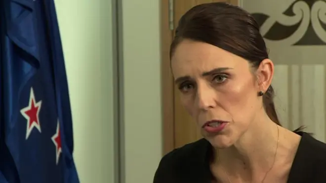 Jacinda Ardern talks to the BBC