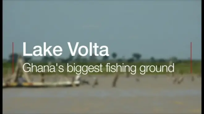 西アフリカのガーナにある漁場、ボルタ湖で約2万人の子どもたちが強制的に働かされている。