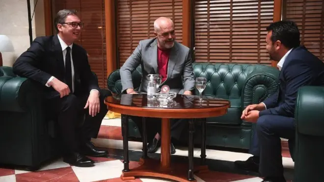 Вучић, Рама и Заев (слева) су присутни - ко је одсутан из пројекта „Отворени Балкан"?