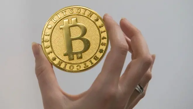 가상화폐 연출 모습