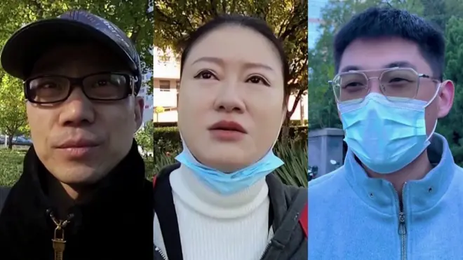 受访的三位北京民众