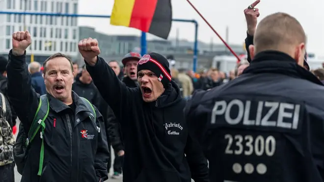 В Германии одно из самых развитых в Европе антифашистских движений