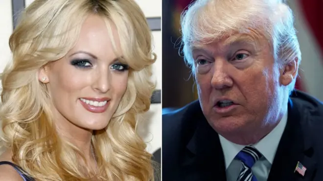 स्टॉर्मी डेनियल्स, अमरीकी राष्ट्रपति डोनल्ड ट्रंप