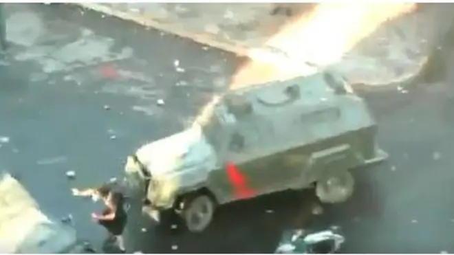 El video del atropello se hizo viral.