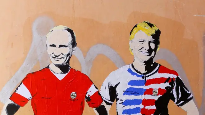 Владимир Путин и Дональд Трамп